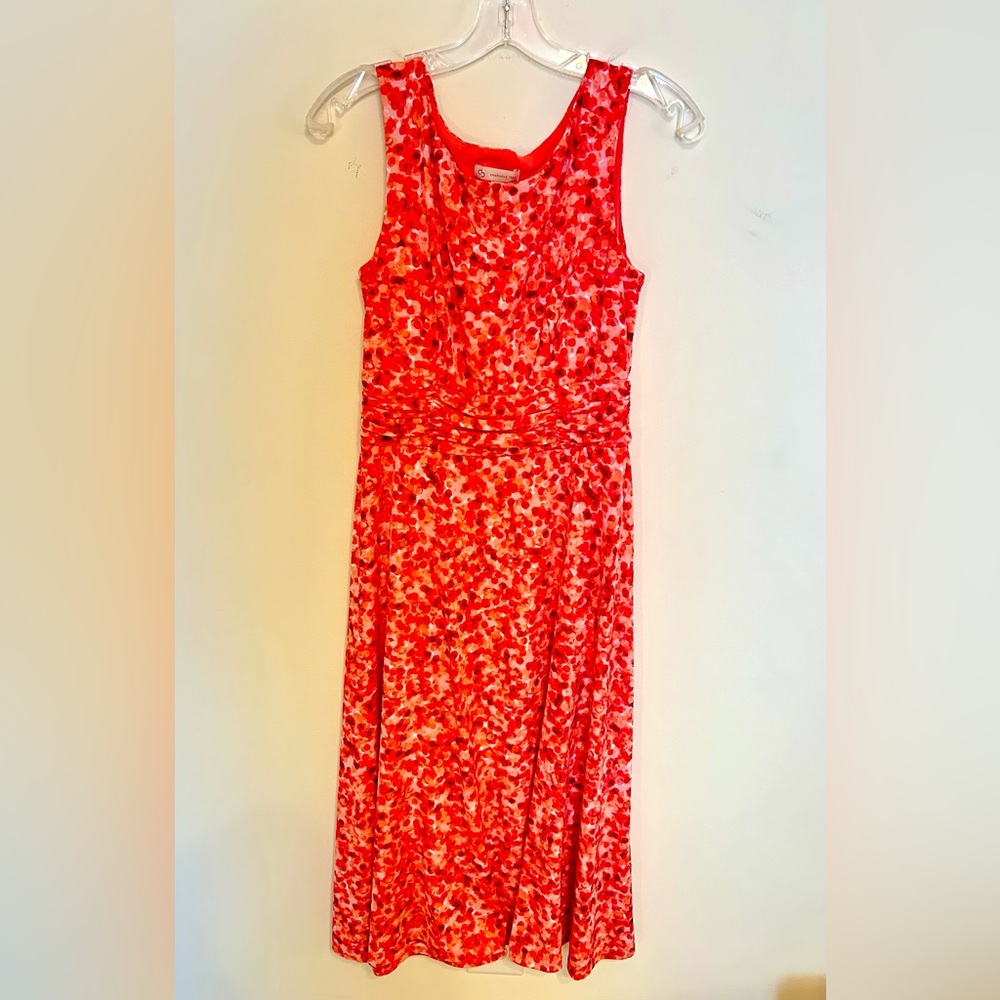 Dressbarn Knit Coral Maxi Dress